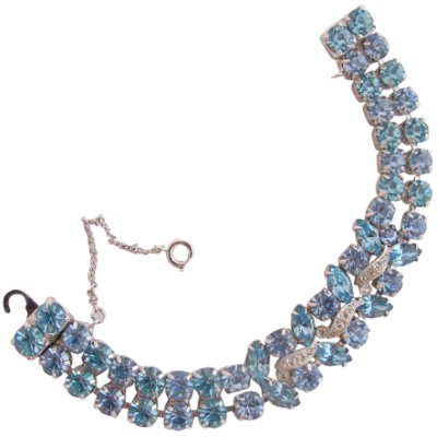 Eisenberg blue crystal bracelet